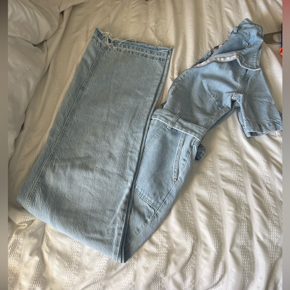 Guess Light Blue Denim jumpsuit size 27